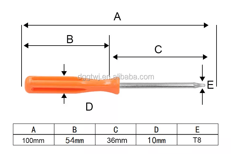 T8 torx screwdriver