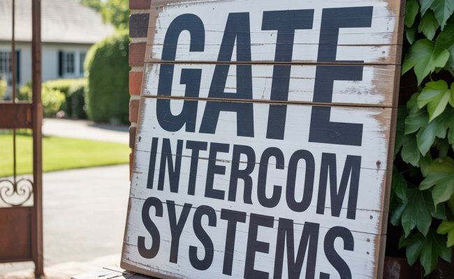 Gate Intercom Systems: How They Improve Property Security