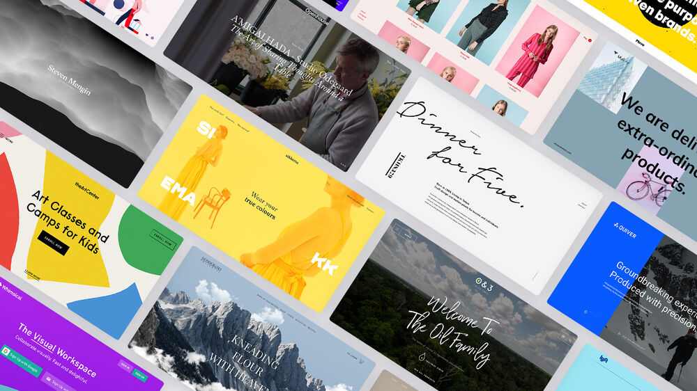 Web design trends example