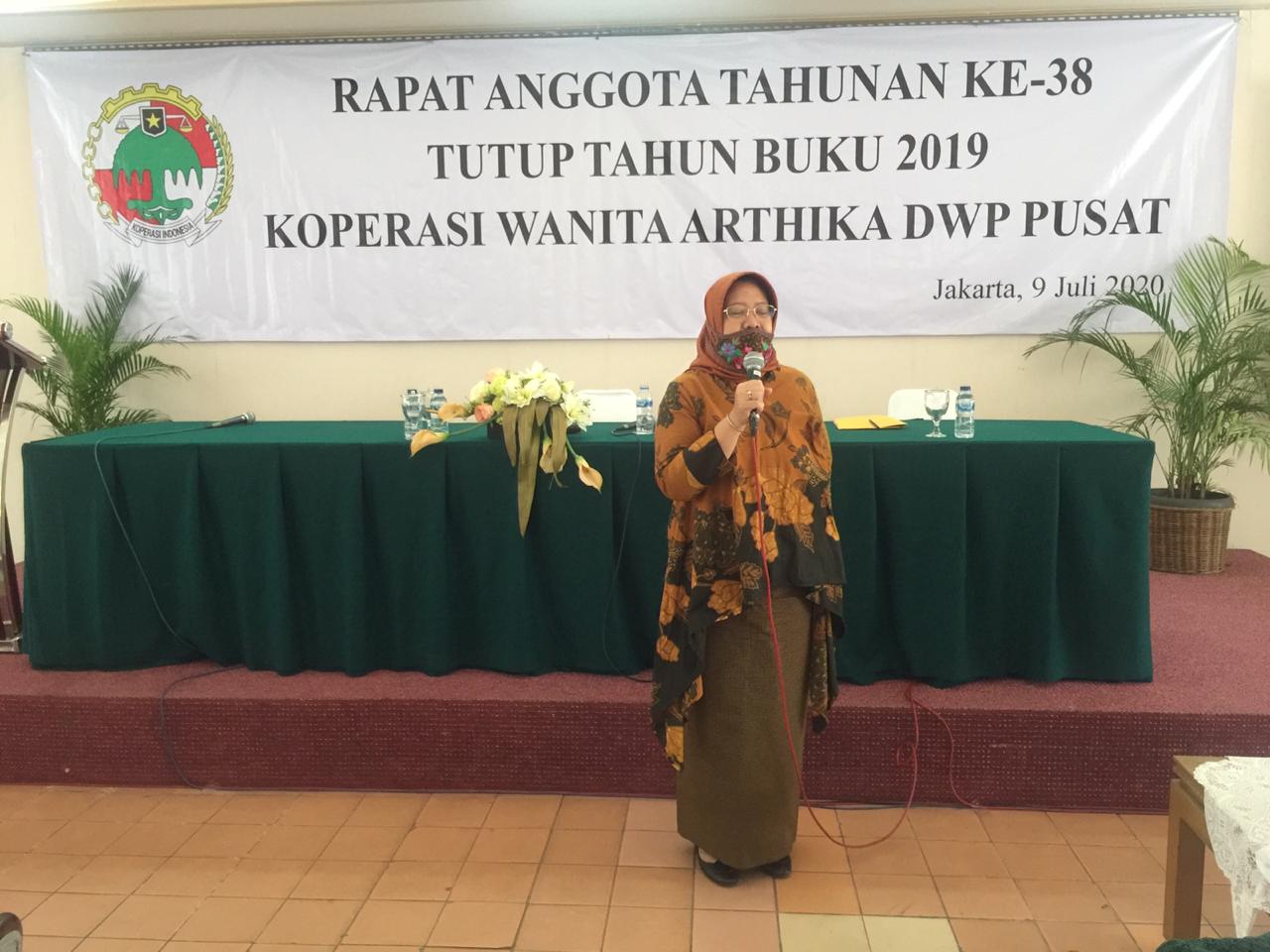 Rapat Anggota Tahunan ke-38 Koperasi Wanita Arthika DWP Pusat – Dharma  Wanita Persatuan Indonesia