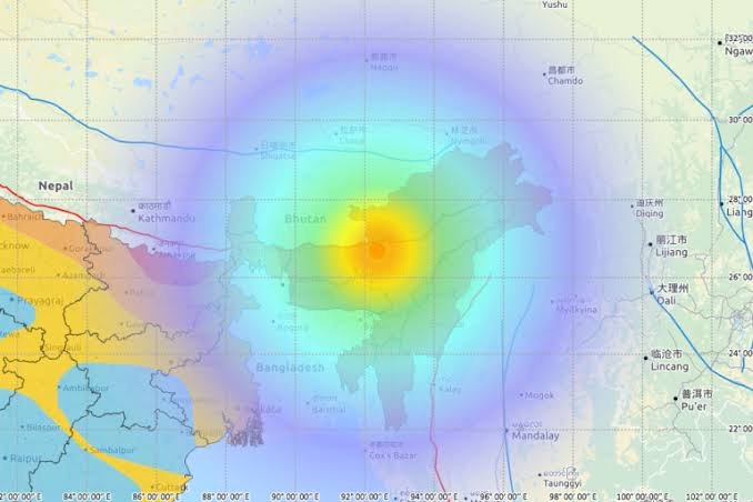 அசாமில் இன்று லேசான நிலநடுக்கம்..