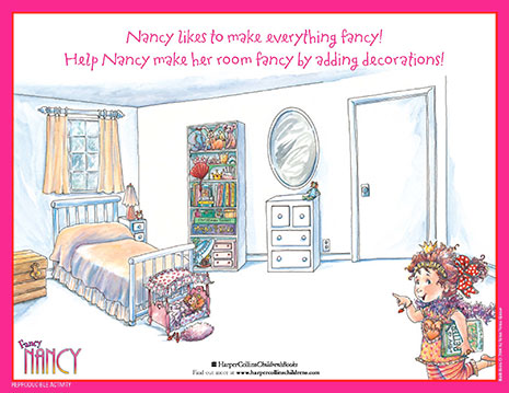 wallpapers Fancy Bedroom Coloring Pages a ravishing room printable coloring