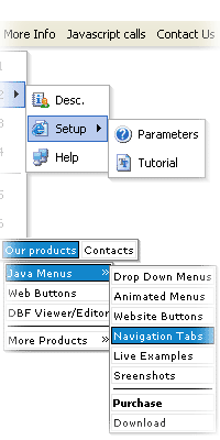 Javascript Menu Sample Apycom Dhtml Menu - Gorgeous HD Abstract Images | Free Download