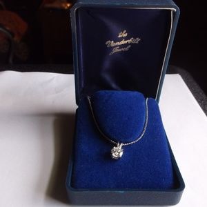 This 14k size 7.75 white gold ring, in its the vanderbilt jewel gift box, has a femininely slender band that holds a bouquet of diamond . The Vanderbilt Jewel Poshmark