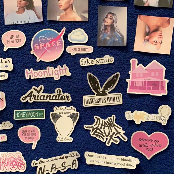 ariana grande other 6 ariana grande stickers poshmark