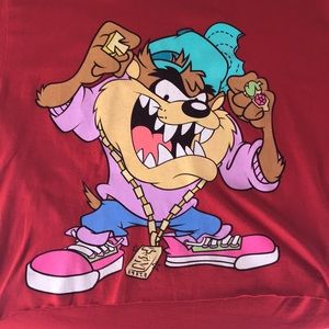 pics Gangster Tasmanian Devil Cartoon Wallpaper taz the tasmanian devil looney tunes red crop top