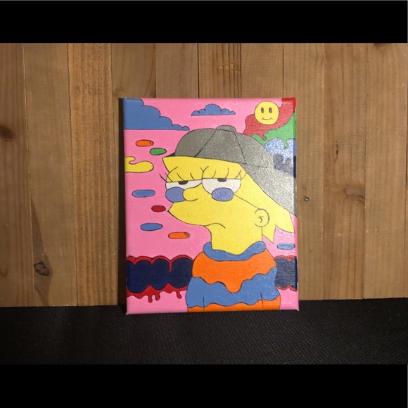 pic Trippy Simpsons Painting very cute trippy painting