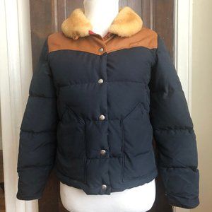 Penfield Jackets Coats Penfield Rockwool Leather Yoke Down Jacket Black Poshmark Shop for Penfield Rockwool Leather Yoke Jacket in Olive at REVOLVE.
