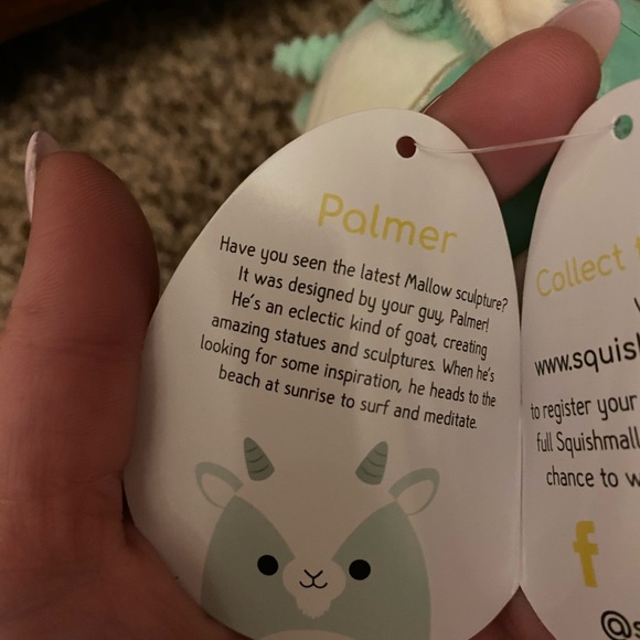 wallpapers Goat Squishmallow Green palmer the green goat squishmallow easter 2021