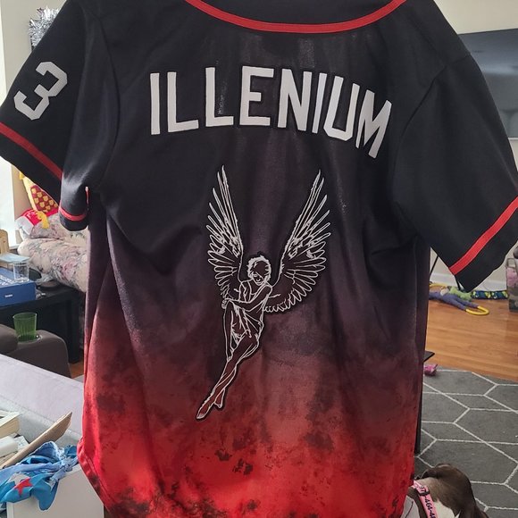 Specialty Illenium Ascend Jersey W San Francisco Sf Patch Rare Size Xxl Clothing Shoes Accessories Vishawatch Premium baseball jersey with tackle twill embroidery Sublimation printed pattern Phoenix bird tackle twill embroidery front ILLENIALS 3 tackle twill embroidery back ILLENIUM bottom front woven label ILLENIUM woven neck label. Specialty Illenium Ascend Jersey W San Francisco Sf Patch Rare Size Xxl Clothing Shoes Accessories Vishawatch For a little while you can buy your show tickets before the general public.