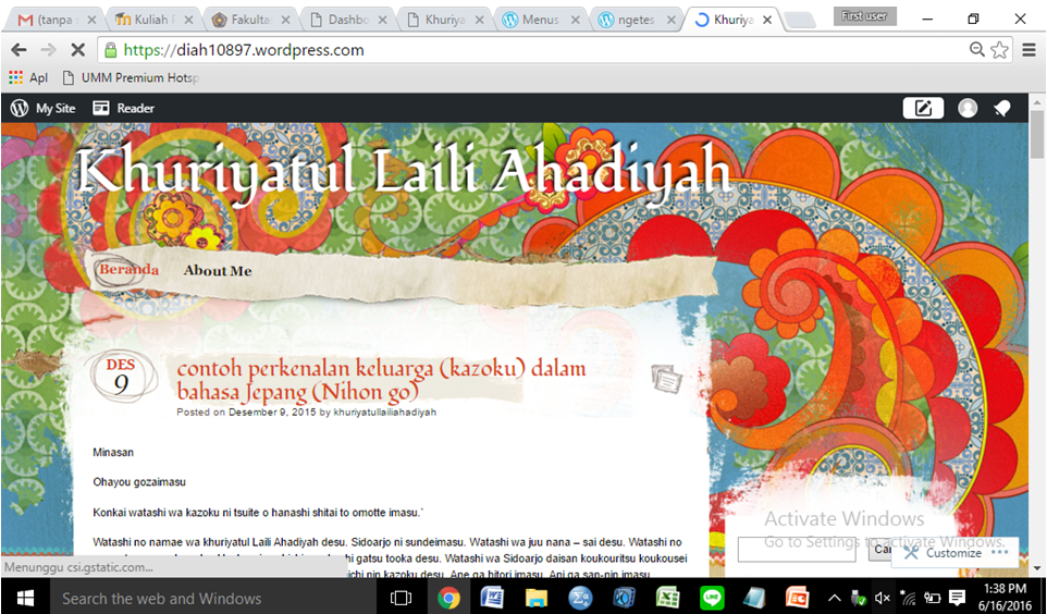 Berikut cara membuat link internal otomatis di postingan artikel wordpress dengan plugin link internal juicer gratis. Cara Membuat Menu Link Pada Sidebar Wordpress Khuriyatul Laili Ahadiyah