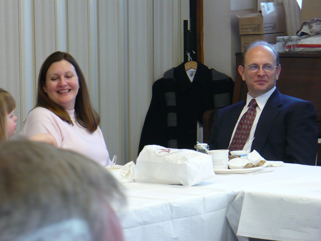 Dustin’s mother, Tania, and stepfather, Randy