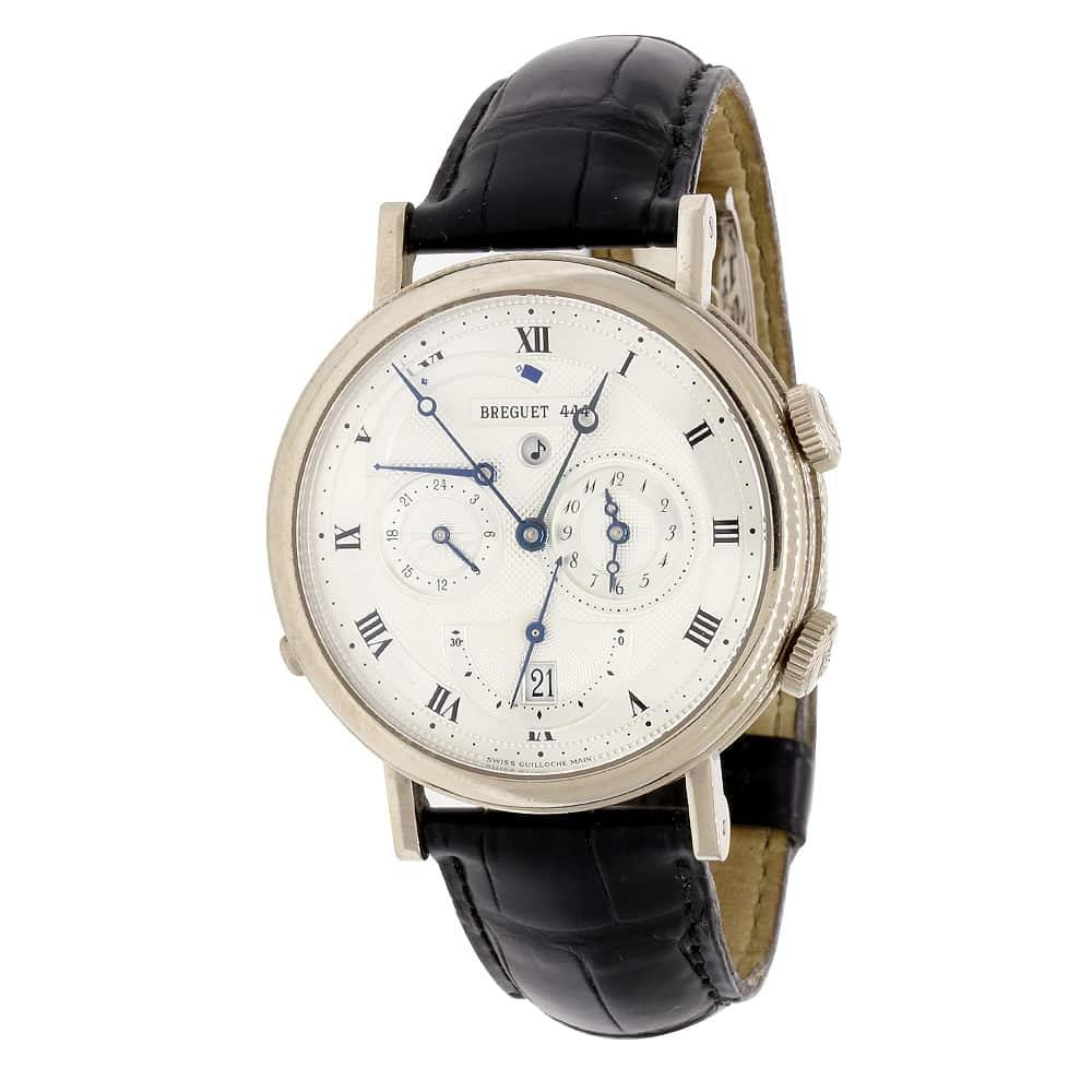 Breguet Classique Alarm 5707BB Silver Chronograph Dial