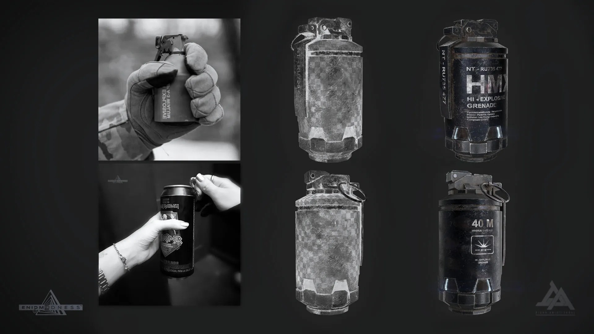 7-Granade+Real+vs+EM+Comparisson+Enigma+Madness
