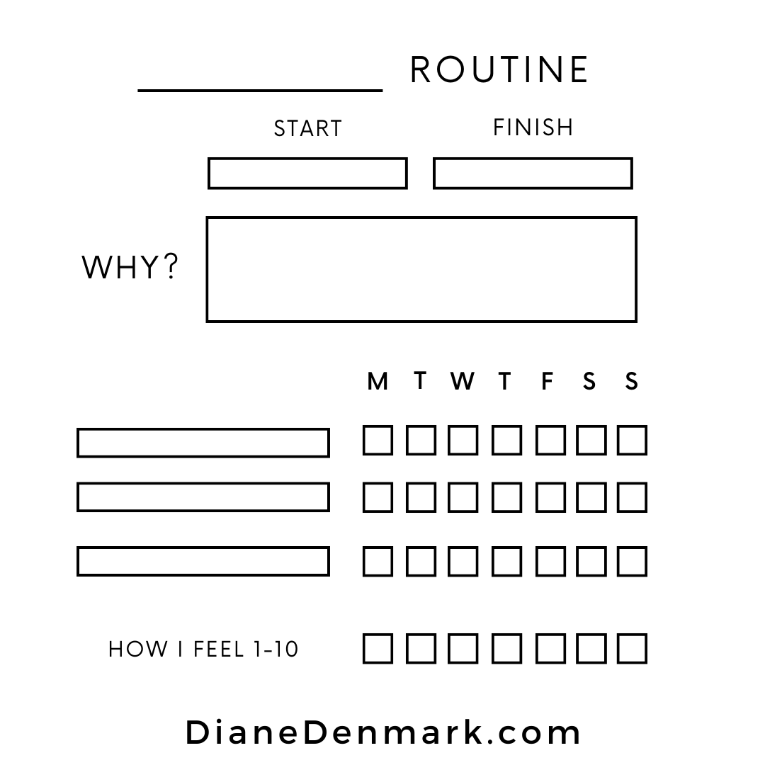Printables! Routines checklists! – Diane in Denmark