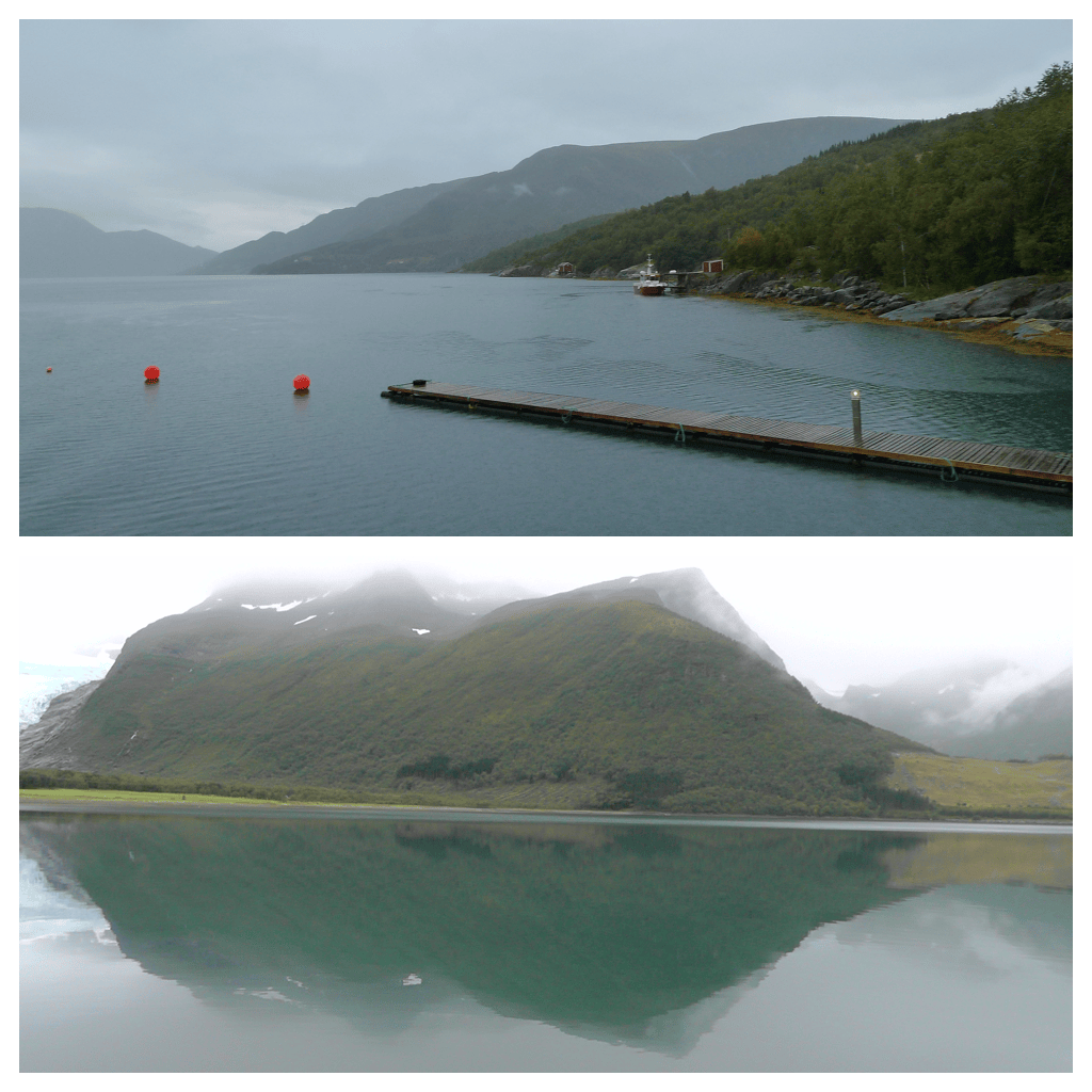 Ankunft am Svartisen-Gletscher