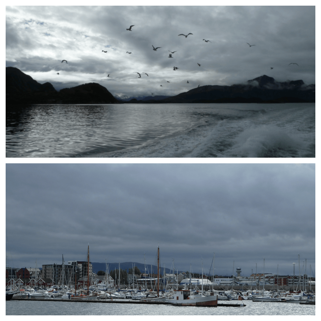 Weiterfahrt nach Bodø und der Hafen von Bodø