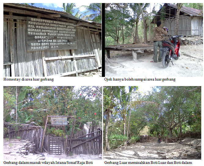 Suasana area depan Wilayah Boti Dalam