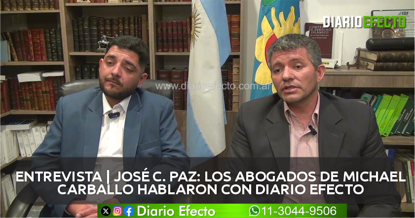 ENTREVISTA | Los abogados de Michael Carballo hablaron en exclusiva con Diario Efecto