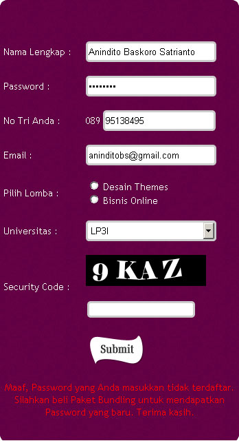 wah, jinguk ini lombanya three