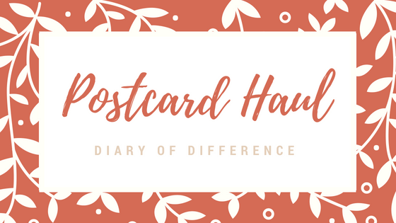 postcard haul blog diary of difference