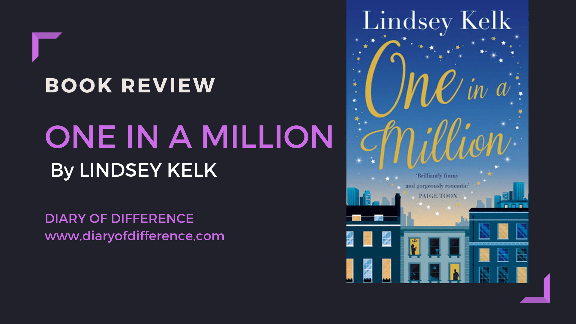 one in a million lindsey kelk book review books goodreads netgalley romance contemporary love social media instagram