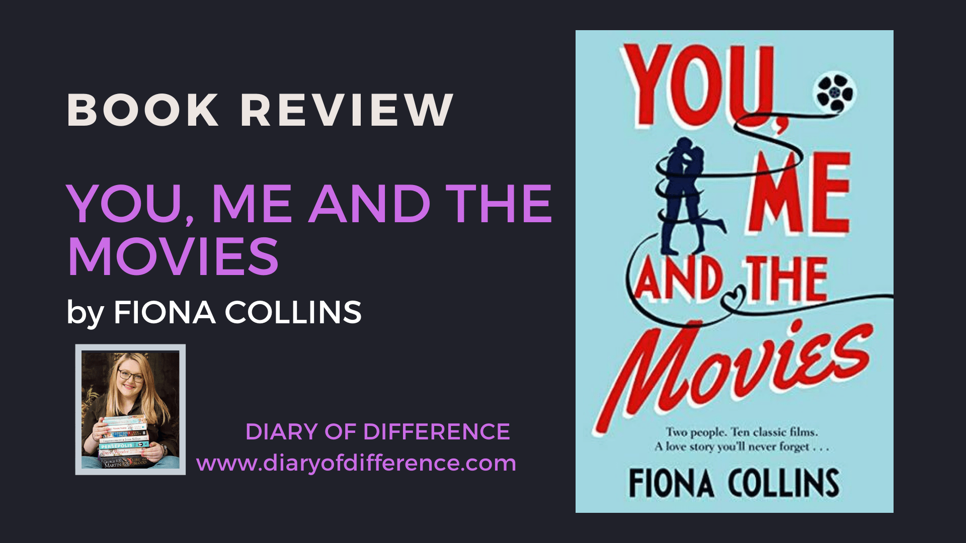 you, me and the movies fiona collins book review books goodreads blogging penguin house blogger diary of difference diaryofdifference