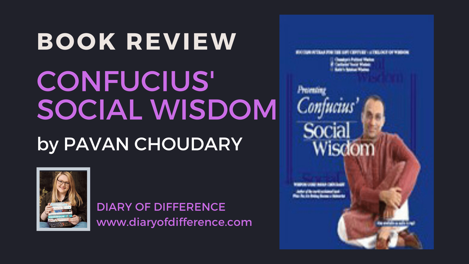 Confucius's social wisdom by pavan choudary book books diary of difference diaryofdifference blogging blog blogger one star bad review not good philopsophy