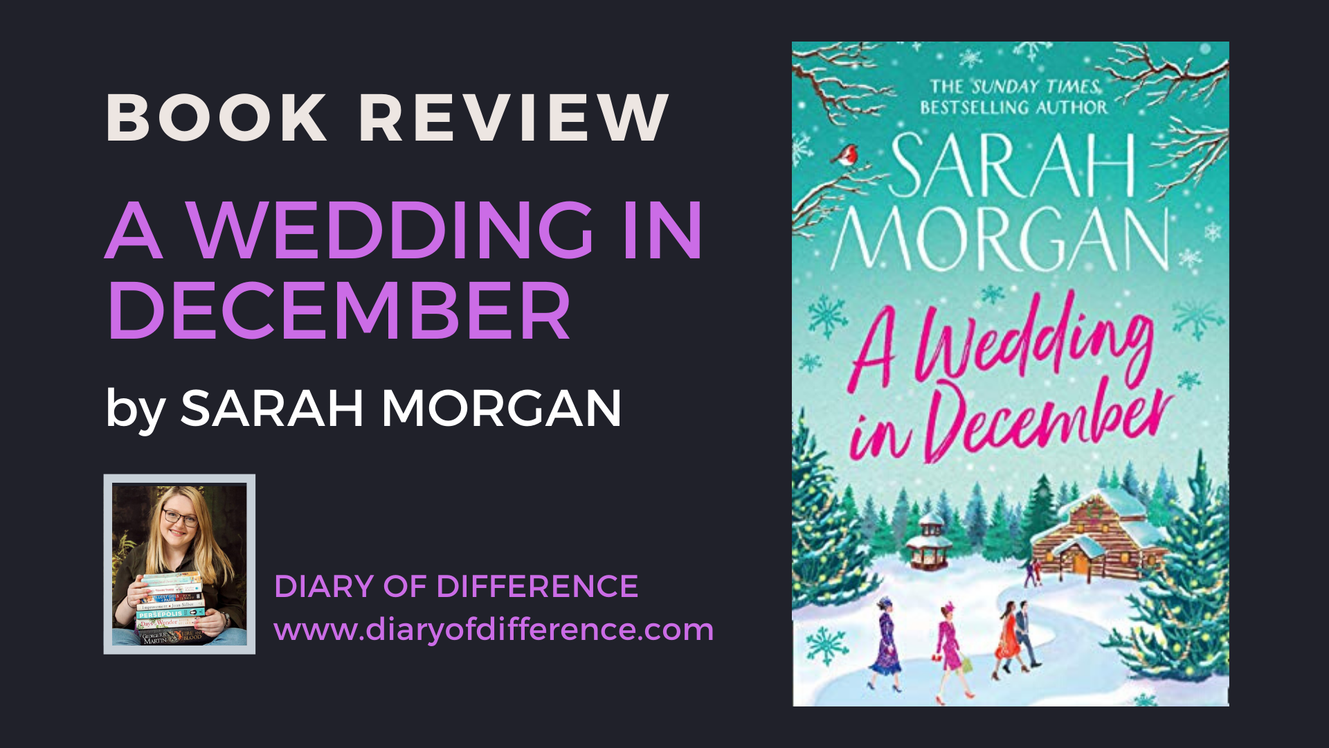 A wedding in december sarah morgan christmas romance book books review blog blogging diary of difference diaryofdifference