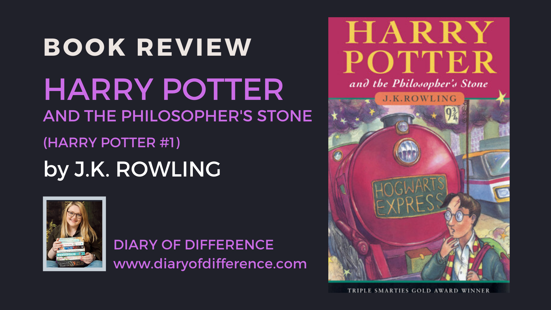 Harry Potter and the philisopher's stone sorcerer's voldemort ron weasley hermione granger j.k. rowling fantasy magic adventure hogwarts love friends friendship book books review blog blogging diary of difference diaryofdifference