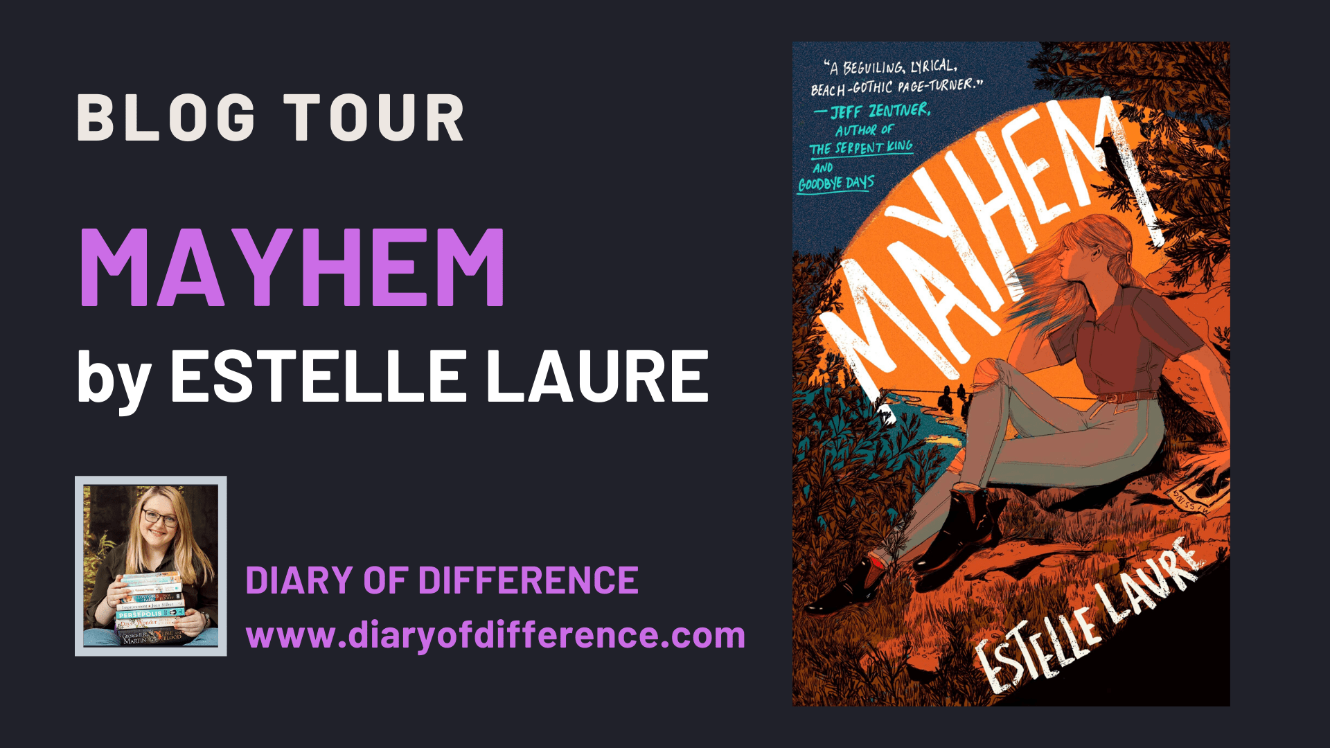 Mayhem by Estelle Laure St Martins Wednesday Books blog tour book review excerpt fantasy california blog blogger blogging diary of difference diary of difference