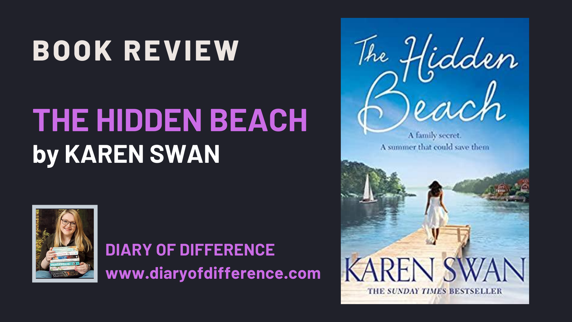 The Hidden Beach by Karen Swan Book Review readalong books blog blogging pan macmillan tandem tandemcollective romance thriller