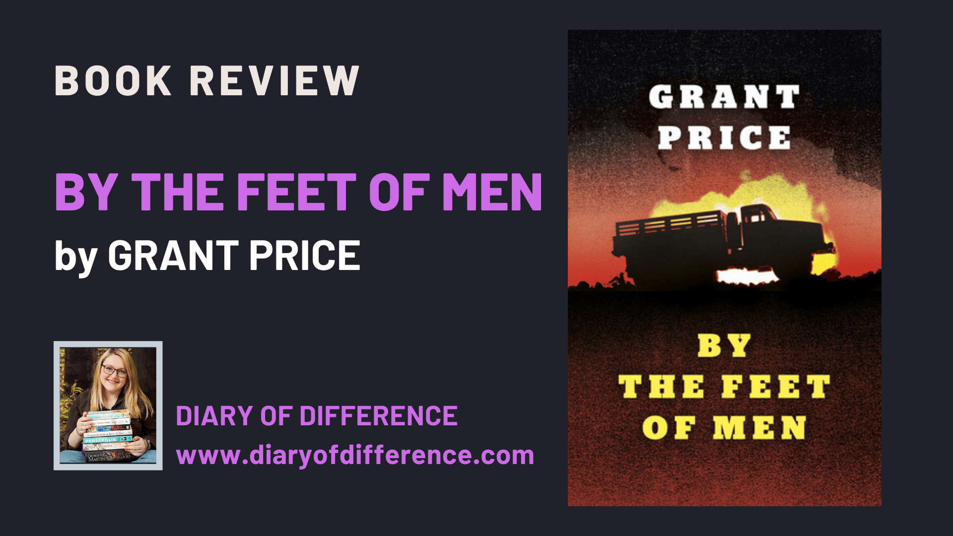 By The Feet of Men by Grant Price Book Review blog blogging books diaryofdifference diary of difference