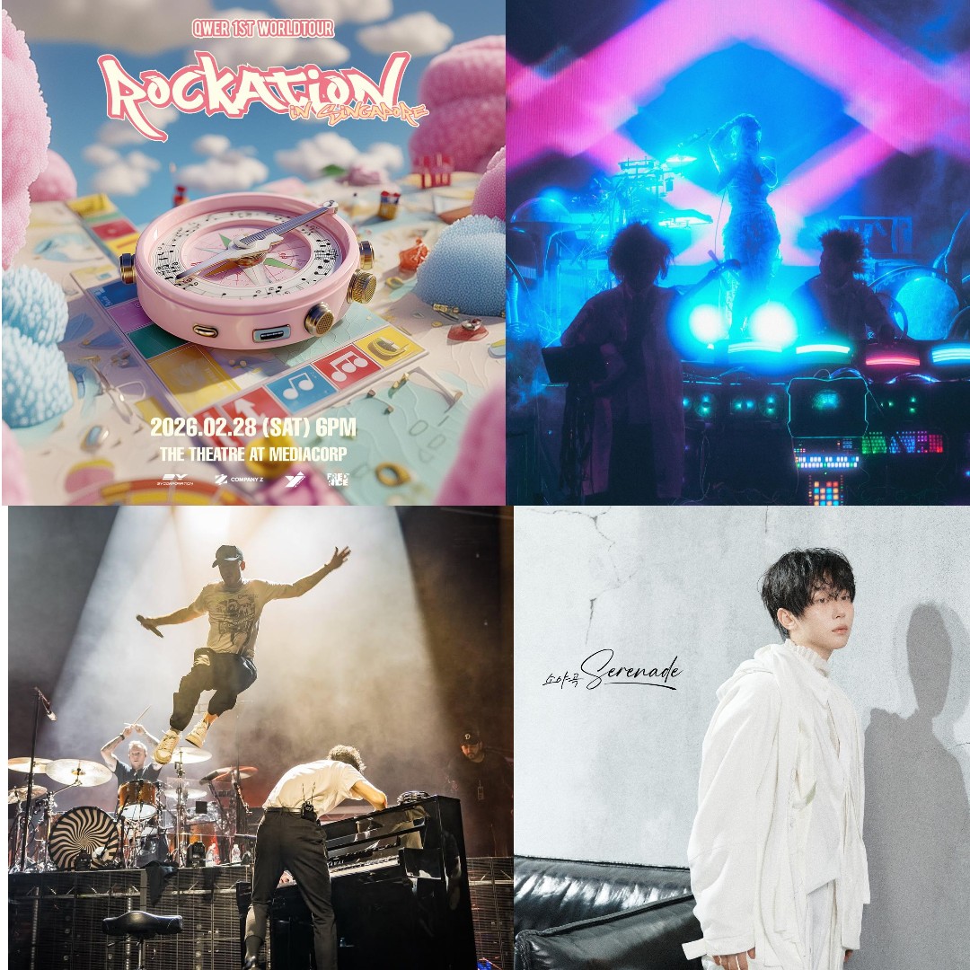 Top 10 Concerts to Watch in Singapore (February–April 2026)