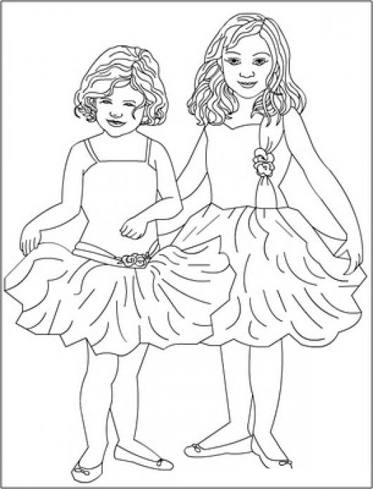 Vestidos Para Ninas Dibujo De Hermanitas Con Vestidos Para Pintar Y Colorear Colorear Dibujos Varios Vestidos Para Ninas Dibujo De Hermanitas Con Vestidos Para Pintar Y Colorear Dibujosa Com