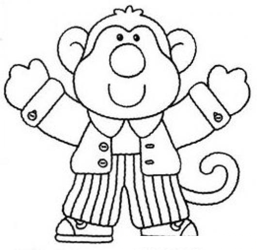 Mono Bien Vestido Para Colorear Colorear Dibujos De Cholo Mono Bien Vestido Para Colorear Dibujosa Com