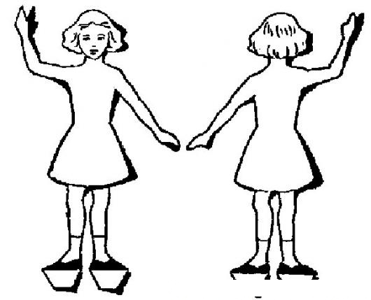 Dibujo De Nina En Vestido Para Imprimir Recortar Y Colorear De Frente Y Por Detras Colorear Dibujos De Cholo Dibujo De Nina En Vestido Para Imprimir Recortar Y Colorear De