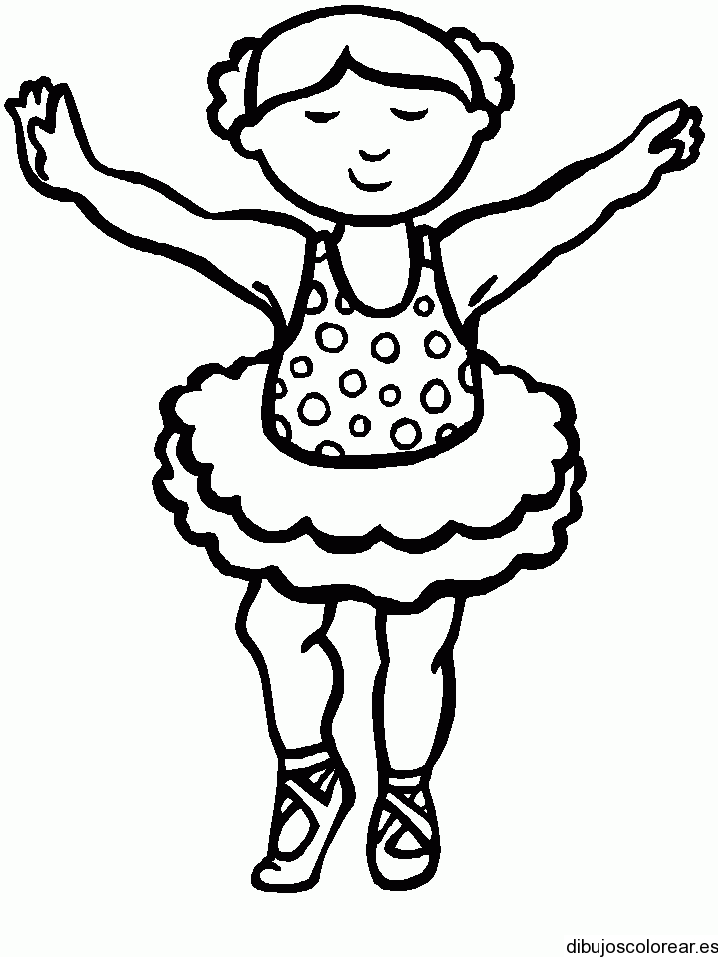pics Dibujo De Una Niña Bailando Facil De Hacer dibujos para colorear