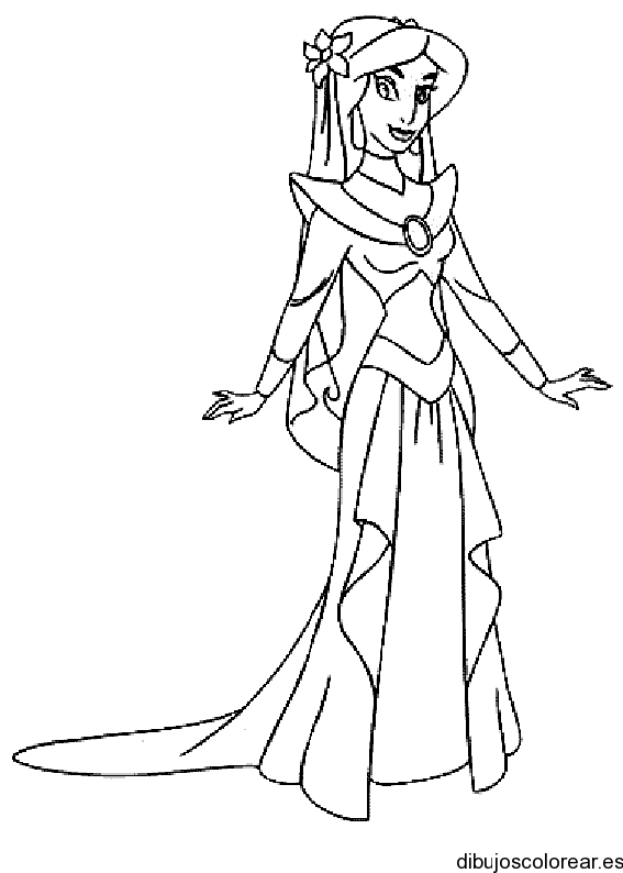 Dibujo De Chica Animada