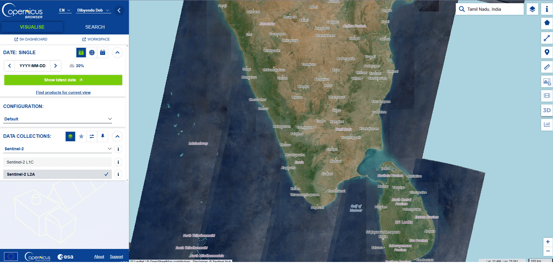 Download Sentinel-2 data Python