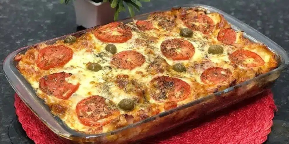 Torta Salgada de Pão Velho