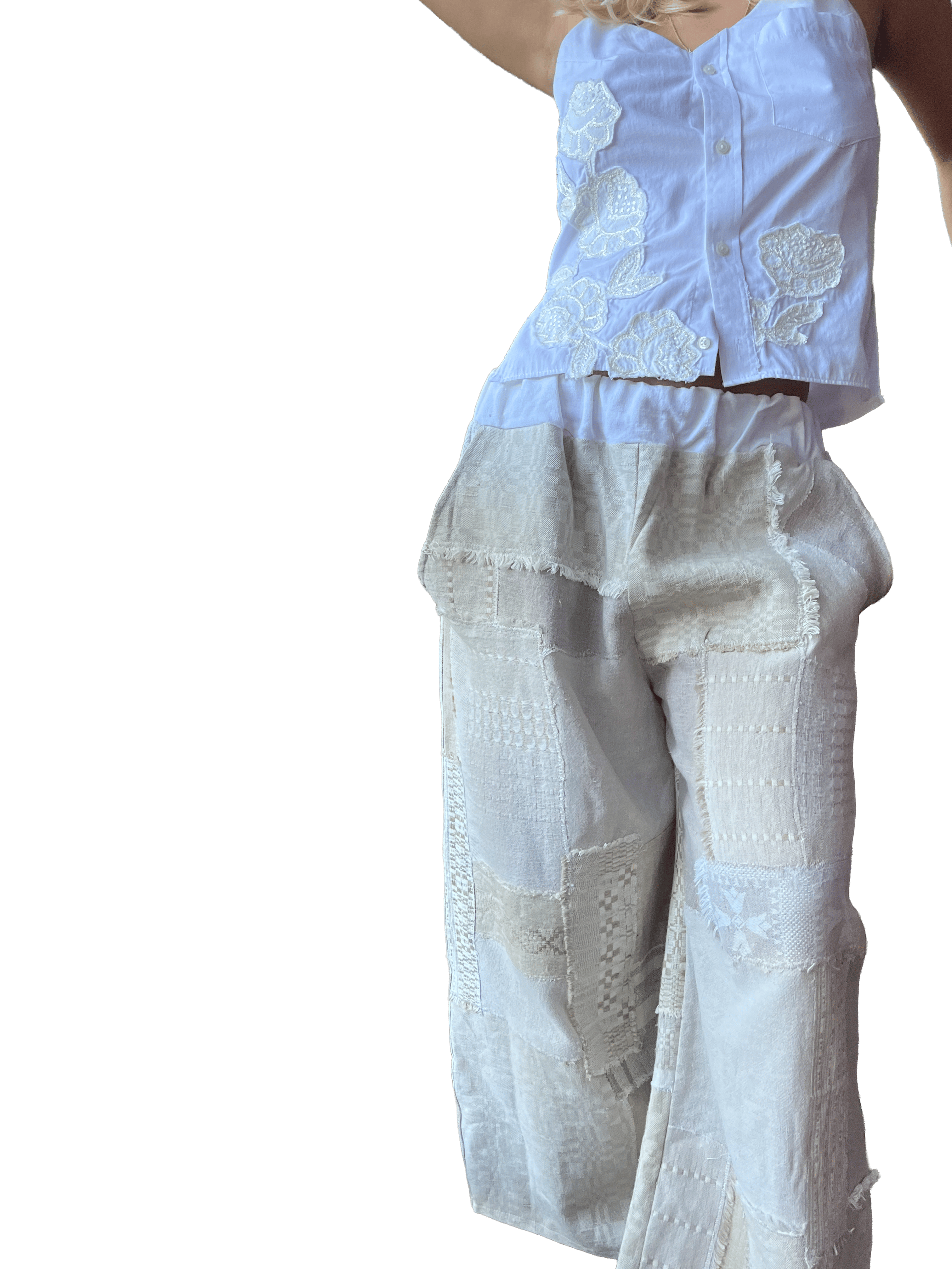 Salt & Sand Repurposed Linen Pants