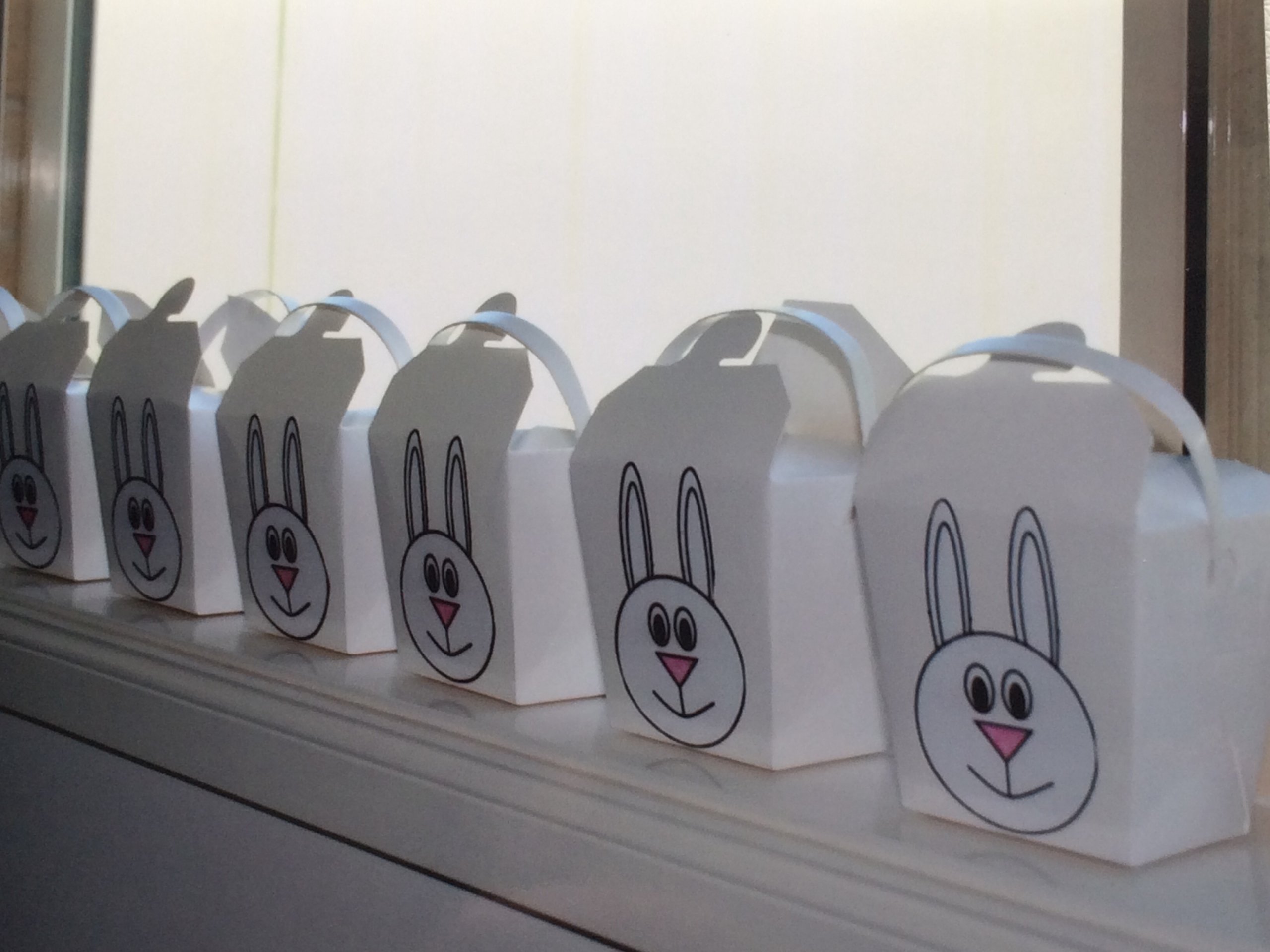 Rabbit face noodle boxes