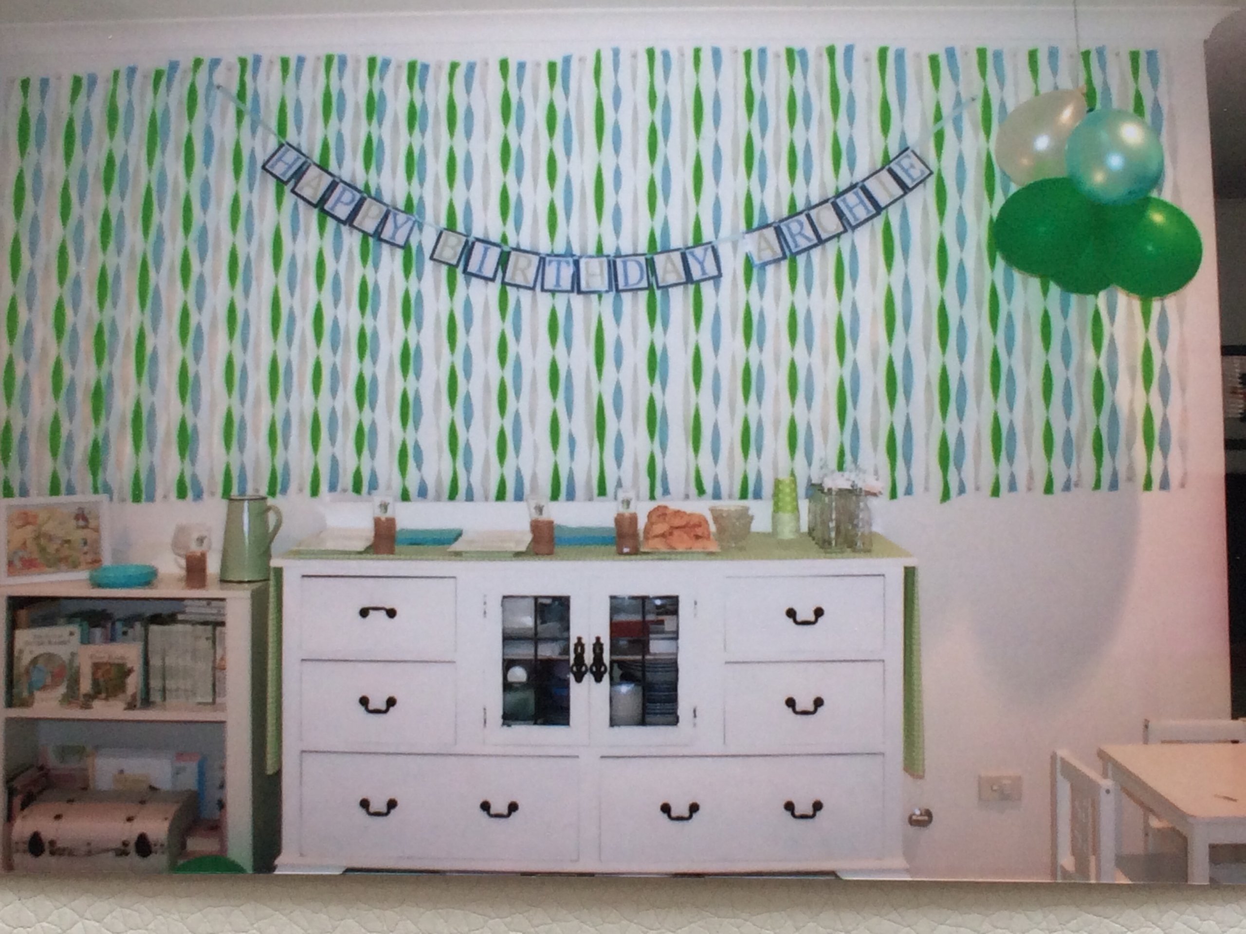 Peter Rabbit Party - backdrop