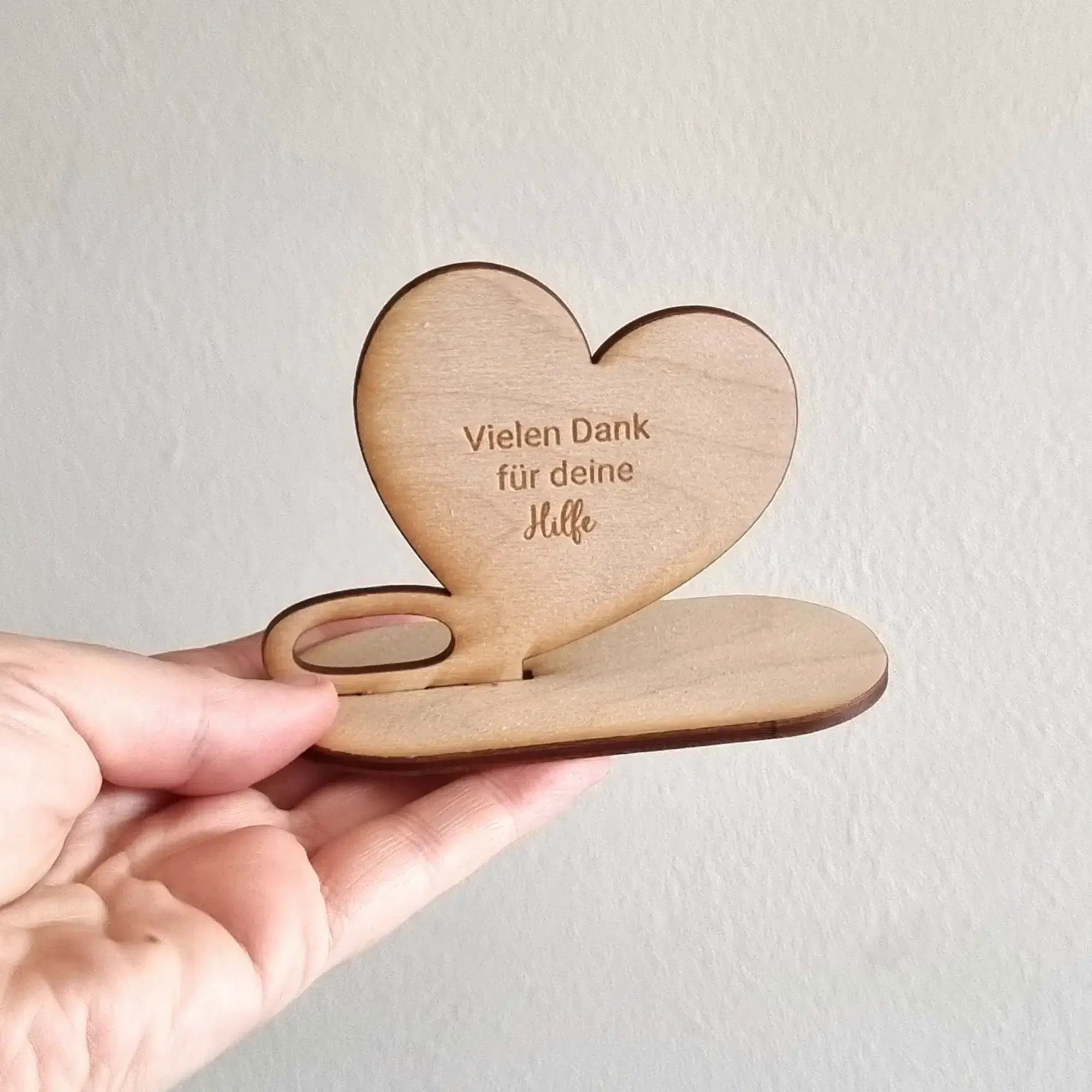 Dank Ihrer Hilfe Groß Oder Klein Aufsteller Vielen Dank für deine Hilfe - Die Ausdrucker