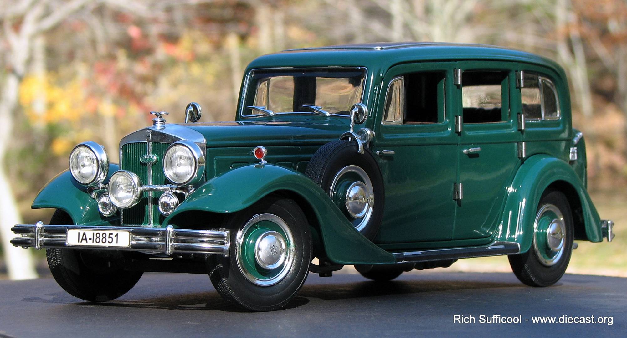 自動車模型 アメリカン HORCH 851 Pullman 1935 1/18 Ricko 1935 Horch 851 Pullman Limousine 1:18 Scale Diecast