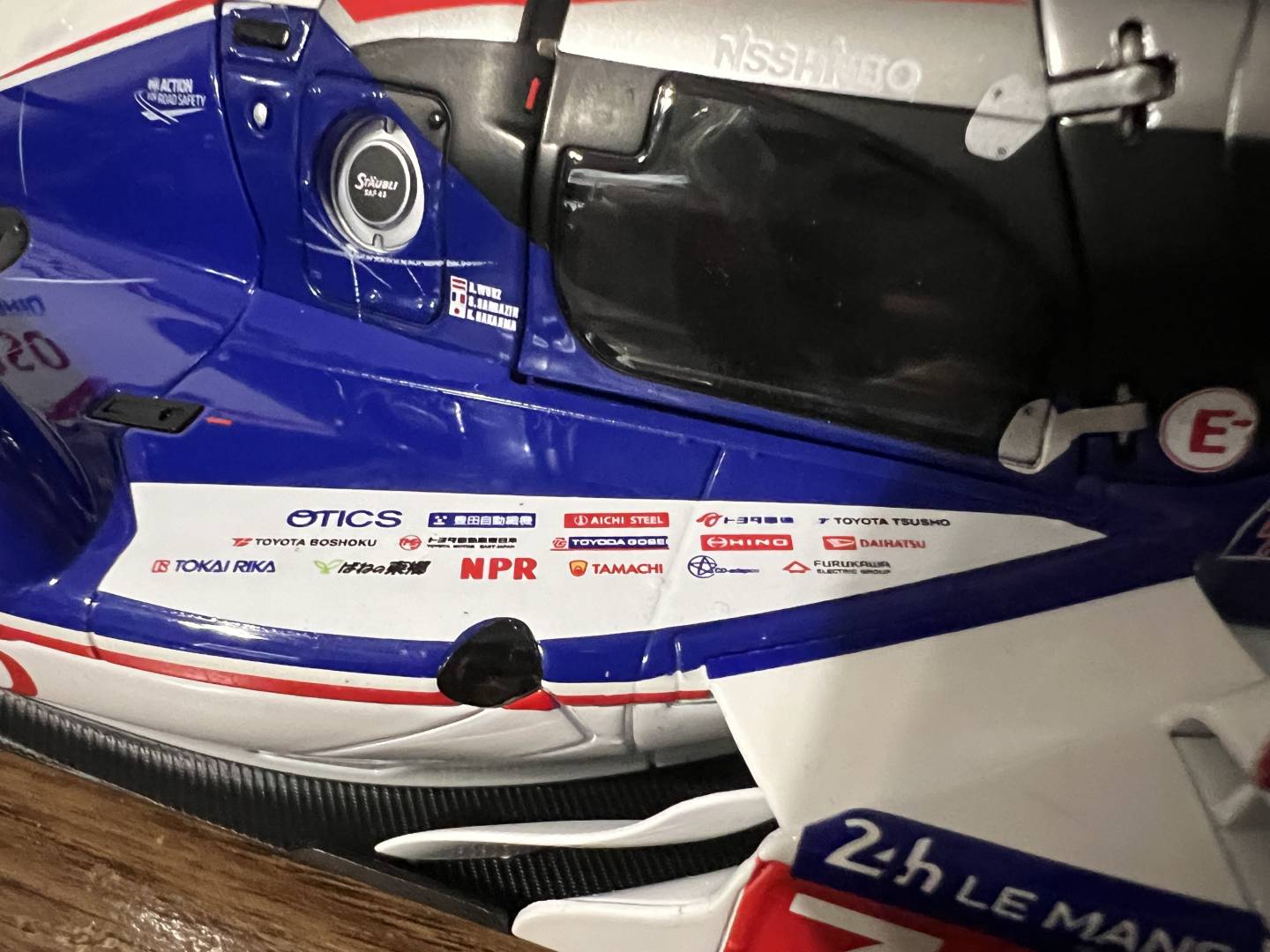 1/43 Toyota TS 040 - Hybrid #7 ルマン2014 Spark 1/43 Toyota TS040 Hybrid Diecast Le Mans Prototype