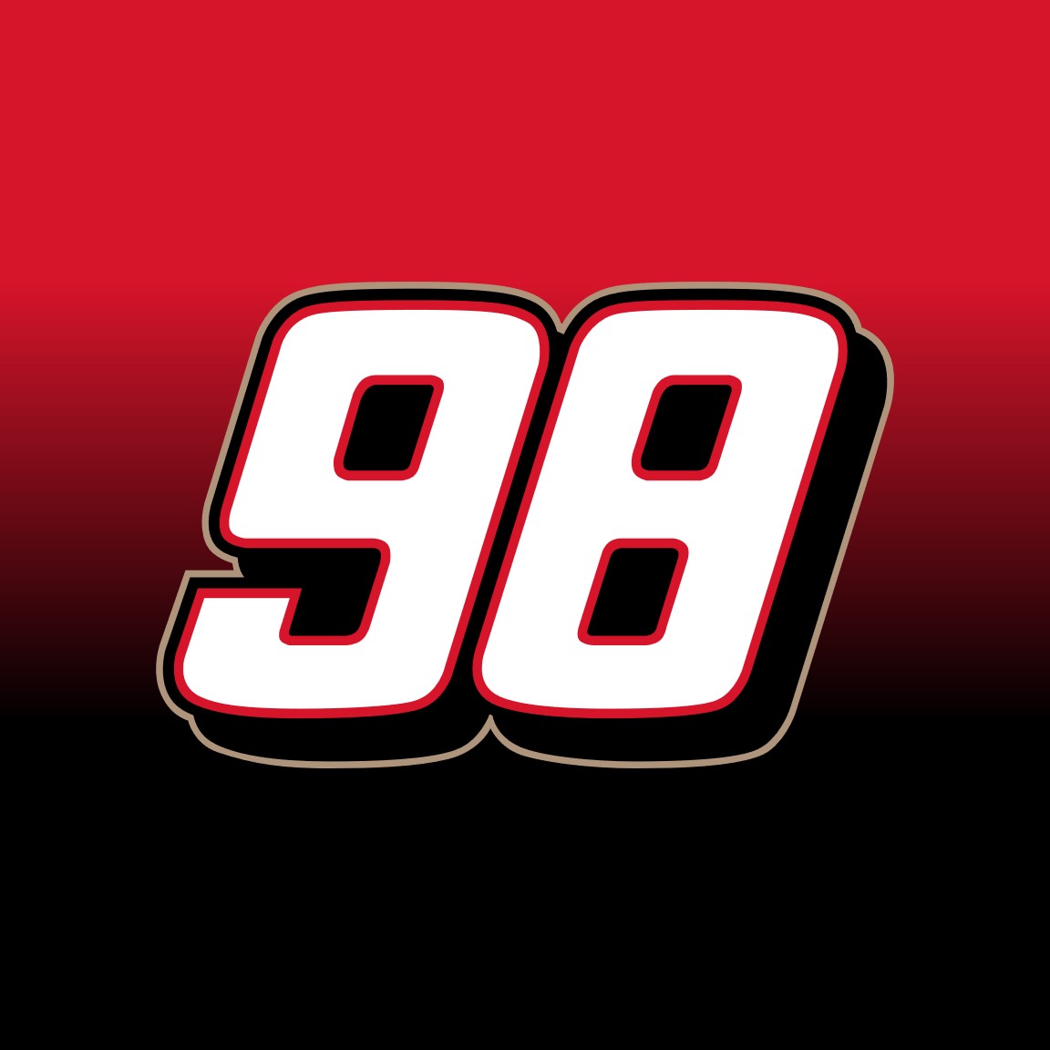 ディラン オレイ　ジャージーナンバー 2022 RILEY HERBST XFINITY NUMBER CARDS