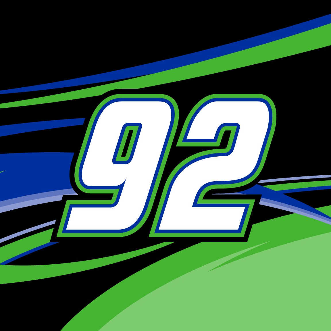 2023 JOSH WILLIAMS XFINITY NUMBER CARDS