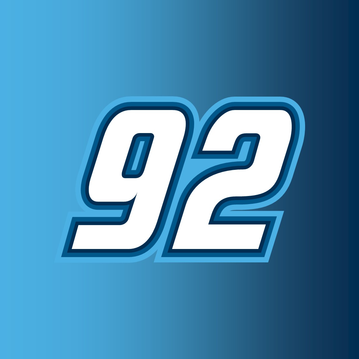 2023 JOSH WILLIAMS XFINITY NUMBER CARDS